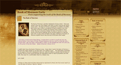 Desktop Screenshot of bookofmormonfacts.com